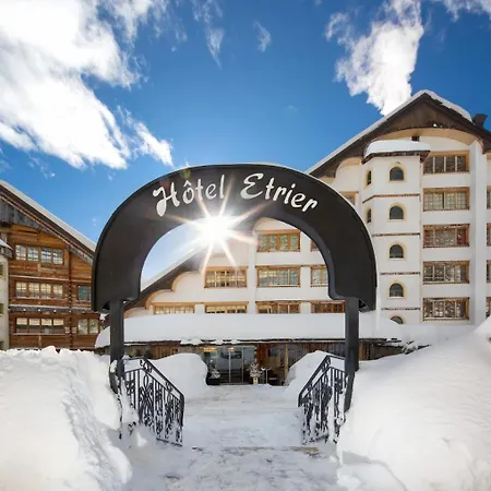 Vue Panoramique, Piscine, Spa, In-out & Golf A L'hotel De L'etrier A Crans Montana