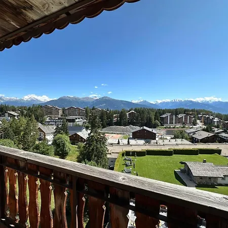Vue Panoramique, Piscine, Spa, In-out & Golf A L'hotel De L'etrier A Crans Montana * Lens
